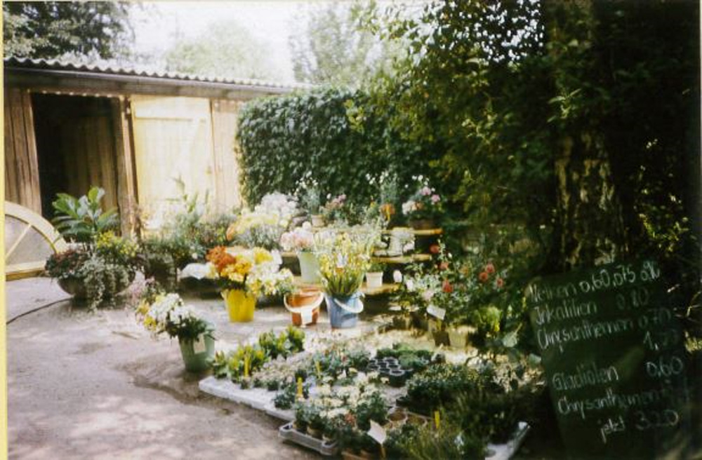 1993 Blumen und Pflanzenverkauf aus der Garage