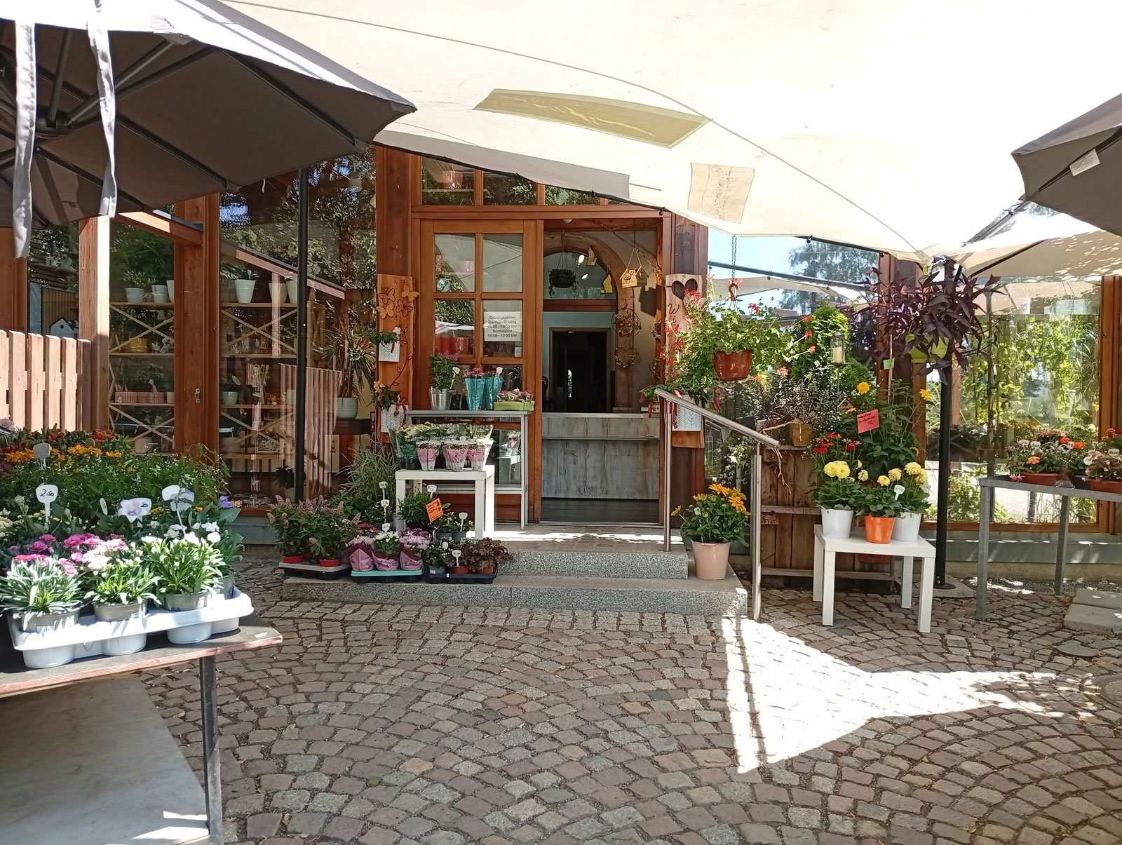 Blumenverkauf und Pflanzenverkauf